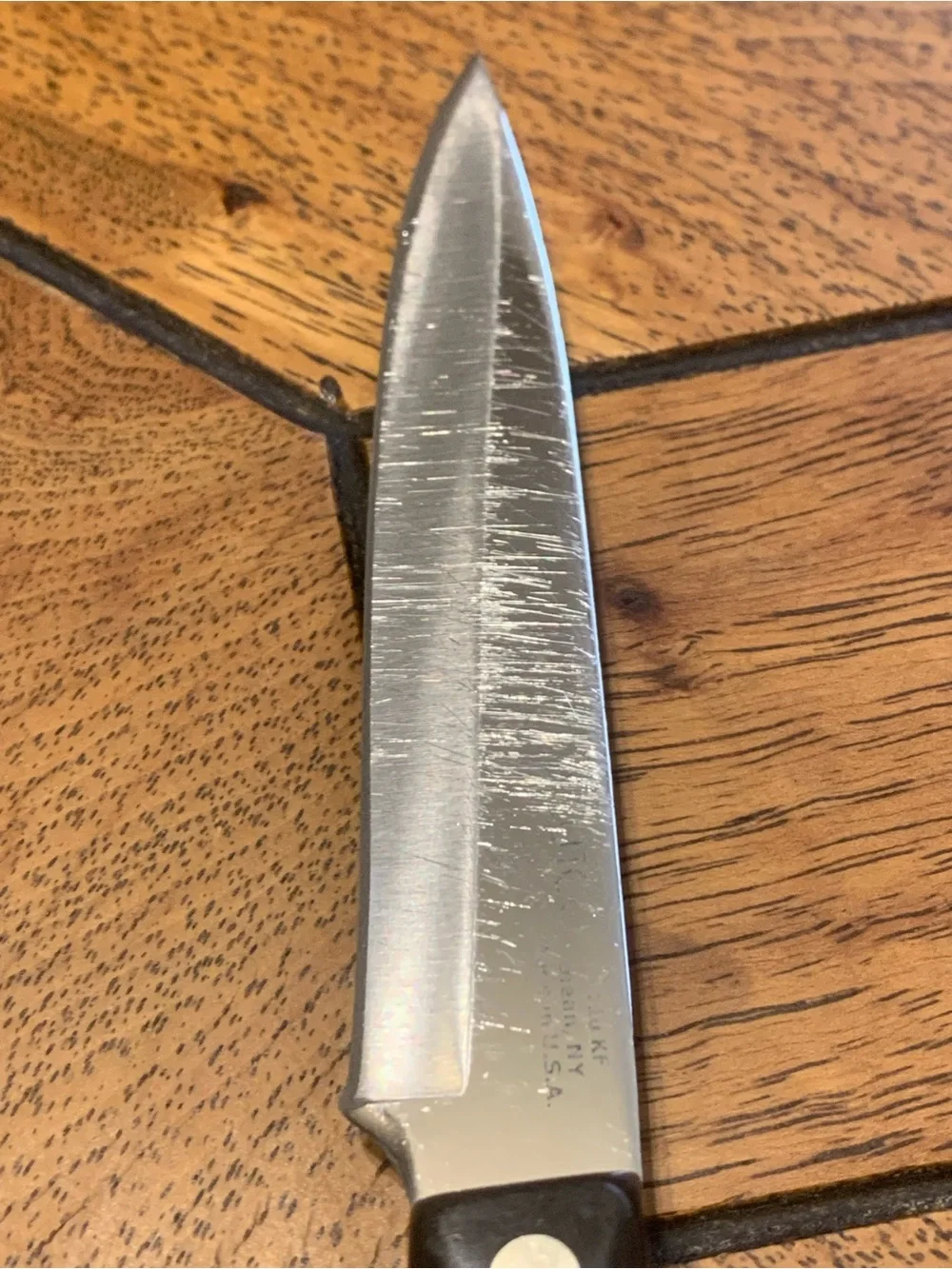 Cutco 2120 KF Paring Knife 4” Blade Classic Black Handle Made in USA